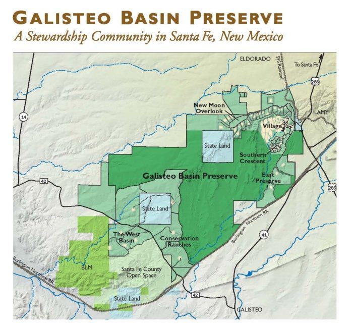 Galisteo New Mexico Map Galisteo Basin Preserve | Southern Crescent Community | New Mexico